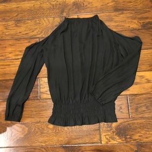 Black Dance & Marvel cutout shoulder blouse size S